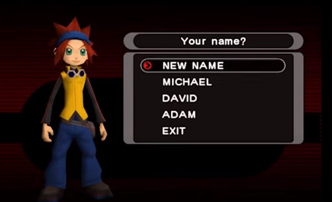 Mention the name in the game