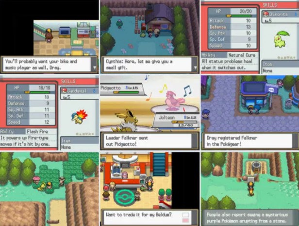 Pokemon Storm Silver Game Screenshots